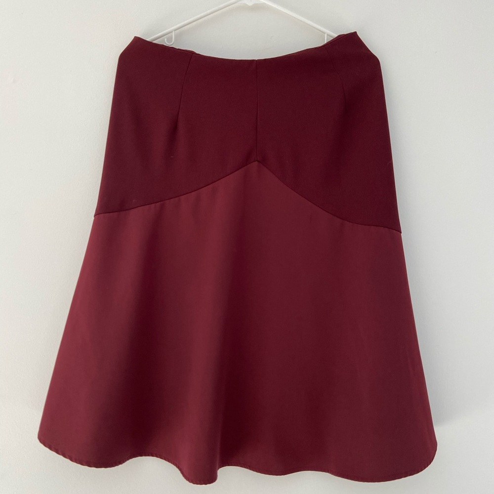 Maroon Chic Skirt- Can be worn 2 different ways!